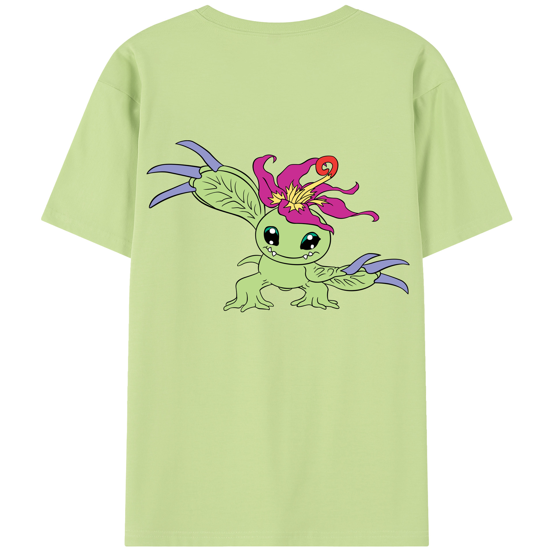 （画像用） Digimon デジタルモンスター/デジモン 綿100％半袖Tシャツ（背面プリント）